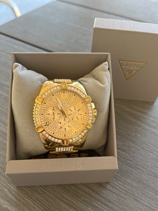 Reloj Guess Frontier Dorado Hombre