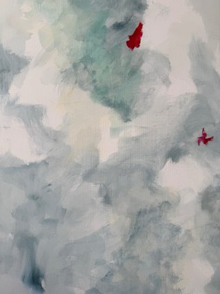 Respirar despacio. Cuadro GRANDE abstracto 100x70