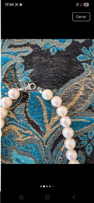 Collar perlas australianas