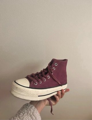 Converse Morado Plataforma