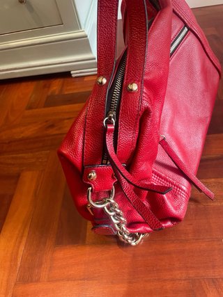 Bolso Piel Rojo Purificación Garcia