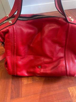 Bolso Piel Rojo Purificación Garcia