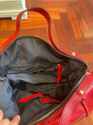 Bolso Piel Rojo Purificación Garcia