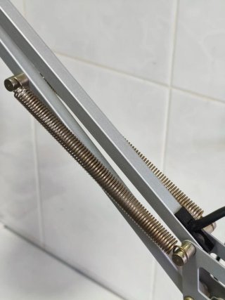 Lámpara Flexo Pinza LED Plata