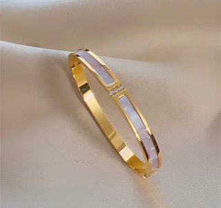 Pulseras Acero Baño Oro Mujer