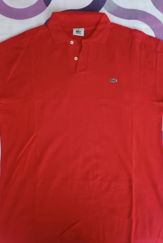 Polo Lacoste Rojo Hombre