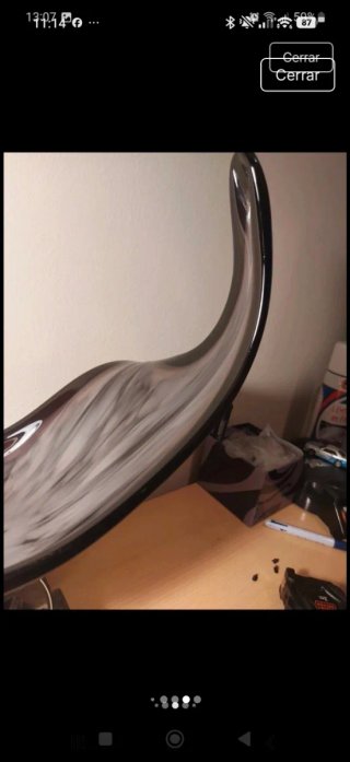 Vaso da fiori in vetro di Murano viola e argento vintage per centrotavola