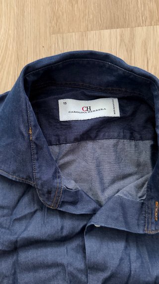 Camisa Carolina Herrera Hombre Azul