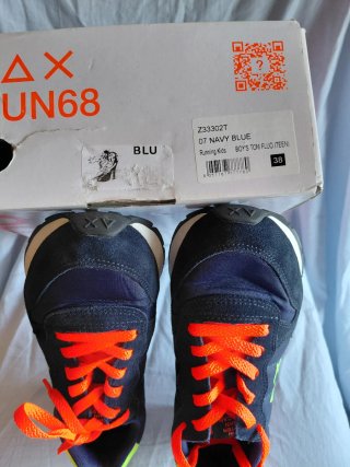 Scarpe Sun 68 Ax Blu/Arancio
