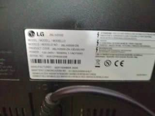Televisor LG Negro
