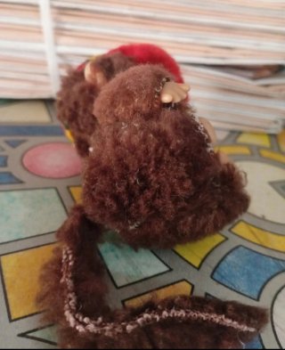 Peluche  vintage Monchhichi con cappellino