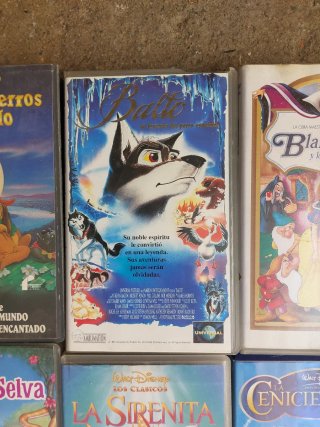 Lote 7 Películas VHS Disney Clásicos