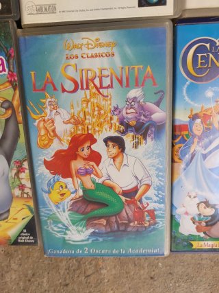 Lote 7 Películas VHS Disney Clásicos