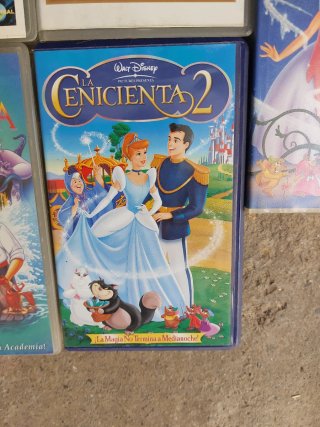 Lote 7 Películas VHS Disney Clásicos
