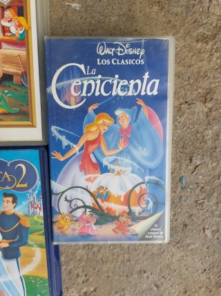 Lote 7 Películas VHS Disney Clásicos