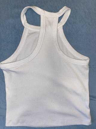 Top blanco tirantes espalda descubierta