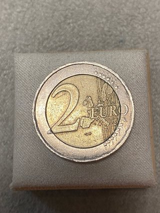 Moneda 2€ Francia 2001 error fabricación