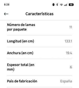 Suelo laminado, características en las fotos.