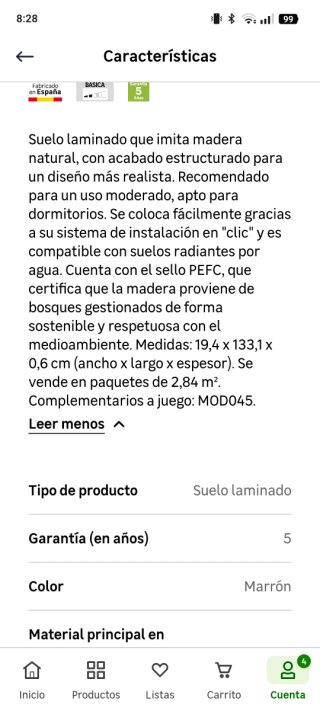 Suelo laminado, características en las fotos.