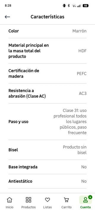 Suelo laminado, características en las fotos.