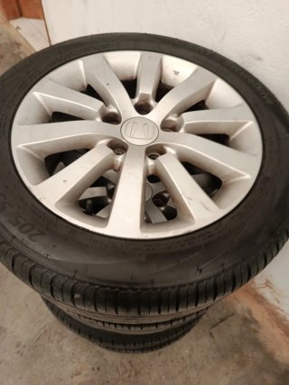 Llantas 205/55 R16 Honda con neumáticos