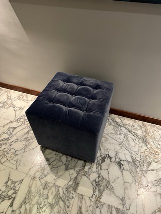 Pouf Eichholtz Velluto Blu