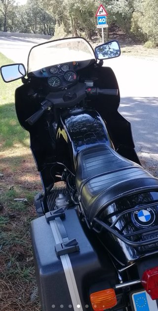 BMW R100RS Negra