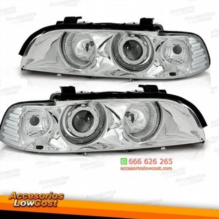 FAROS CON OJOS DE ANGEL LED PARA BMW E39 (09-1995