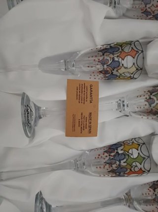 Calice di champagne Gaudi fatto a mano