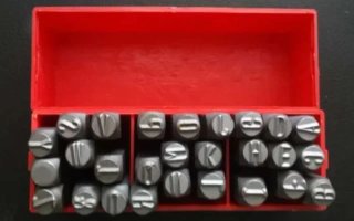 Conjunto Punzones Letras Metal 5mm