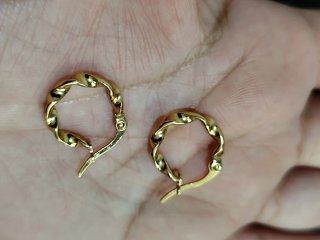 Pendientes Vintage Acero Inoxidable chica ,niña