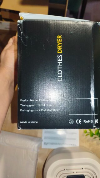 Secadora de ropa portátil