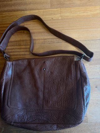 Bolso de hombre Rossi Firenze, de cuero natural