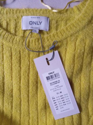 Jersey señora manga larga amarillo