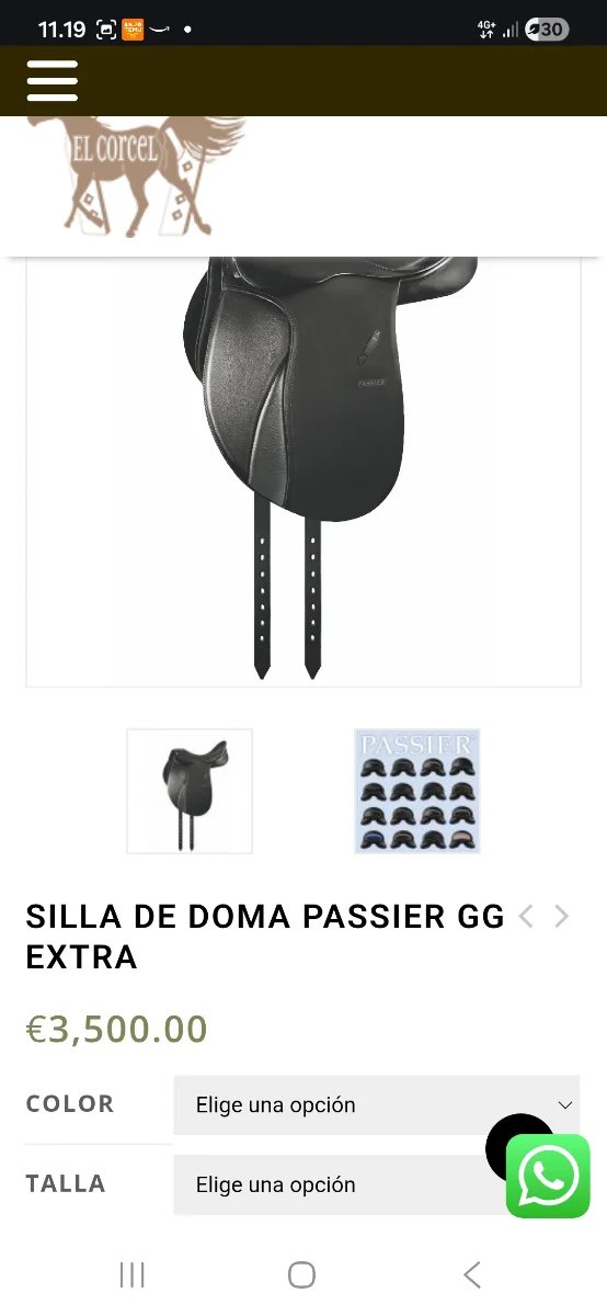Montura Doma Passier Grand Gilbert 17
