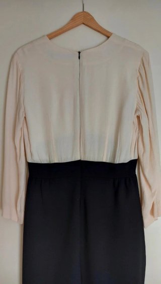 Vestido Nice Things negro y blanco