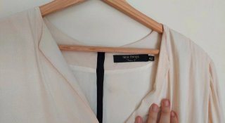 Vestido Nice Things negro y blanco
