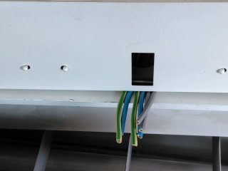 Plafón de techo 4 tubos fluorescente