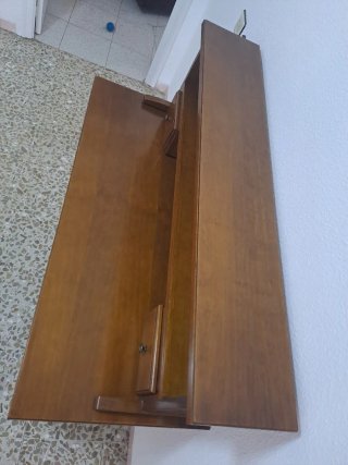Escritorio buró de madera