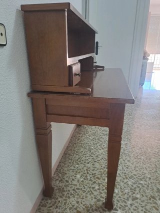 Escritorio buró de madera