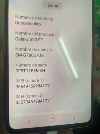 Samsung S20 FE 128GB Rojo