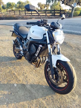 Yamaha FZ6 S2 Naked 2007 Blanca