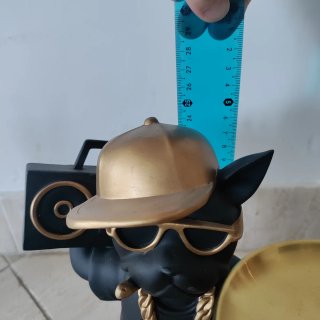 Figura Perro con Bandeja para llaves