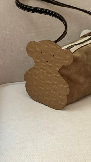 Bolso Tous Oso Beige y Azul Pequeño