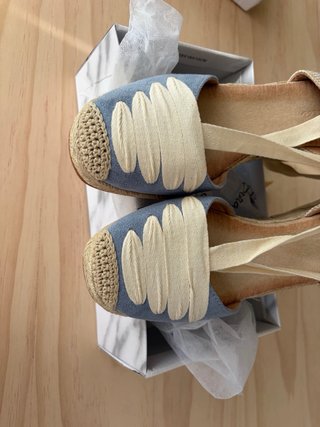 Zapatillas de esparto con cordones