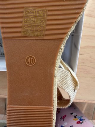 Zapatillas de esparto con cordones