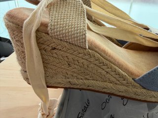 Zapatillas de esparto con cordones