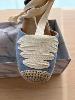 Zapatillas de esparto con cordones