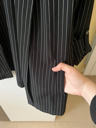 Blazer Tally Weijl donna nero a righe, taglia S