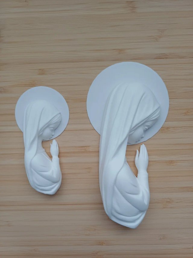 Pack 2 Virgencita 15cm y 10cm